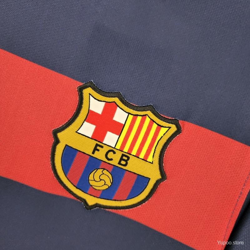 Retro 15/16 Barcelona Home Soccer Jersey