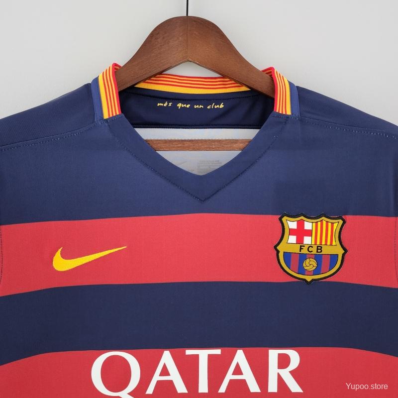 Retro 15/16 Barcelona Home Soccer Jersey