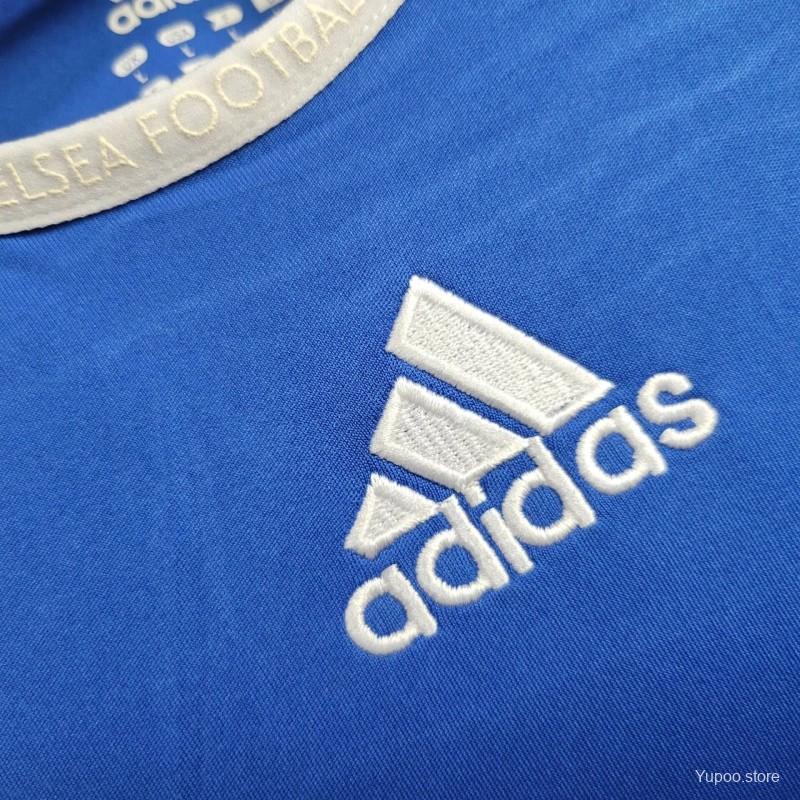06/07 Retro Long Sleeve Chelsea Home Jersey