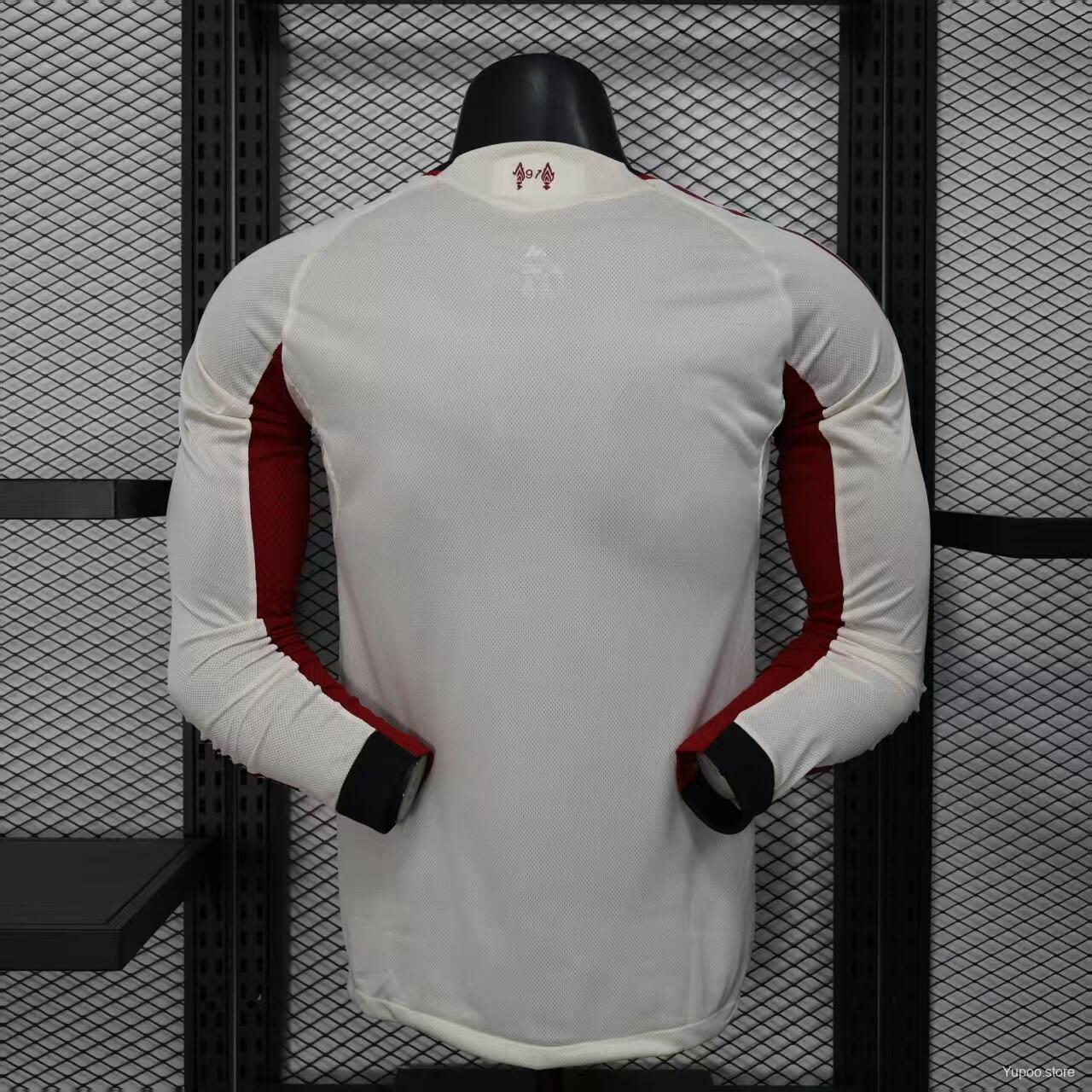 Version 25/26 Liverpool Away Long Sleeve Jersey