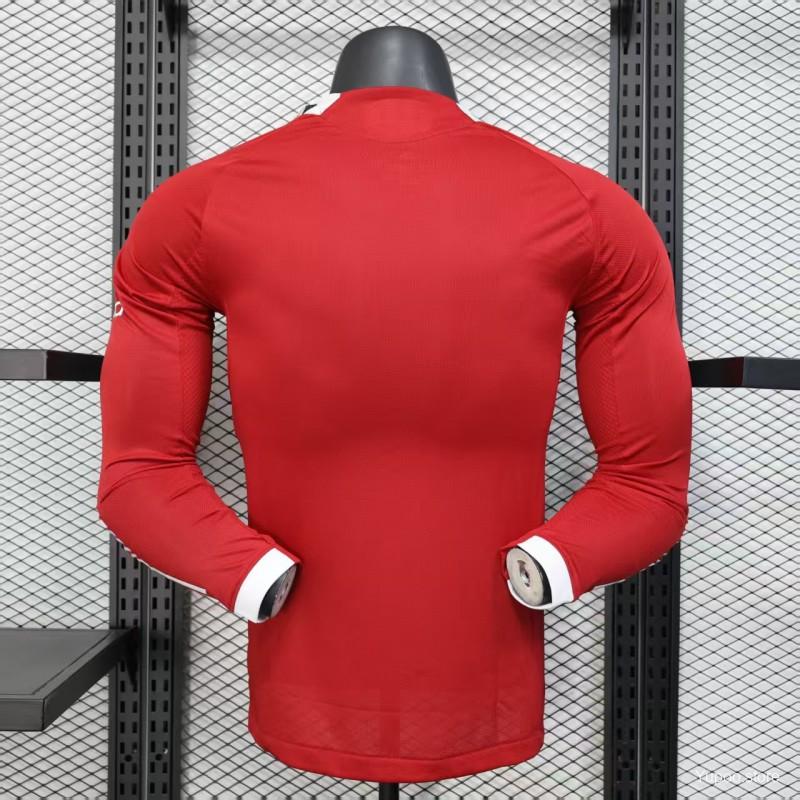 Version 25/26 LIverpool Home Long Sleeve Jersey