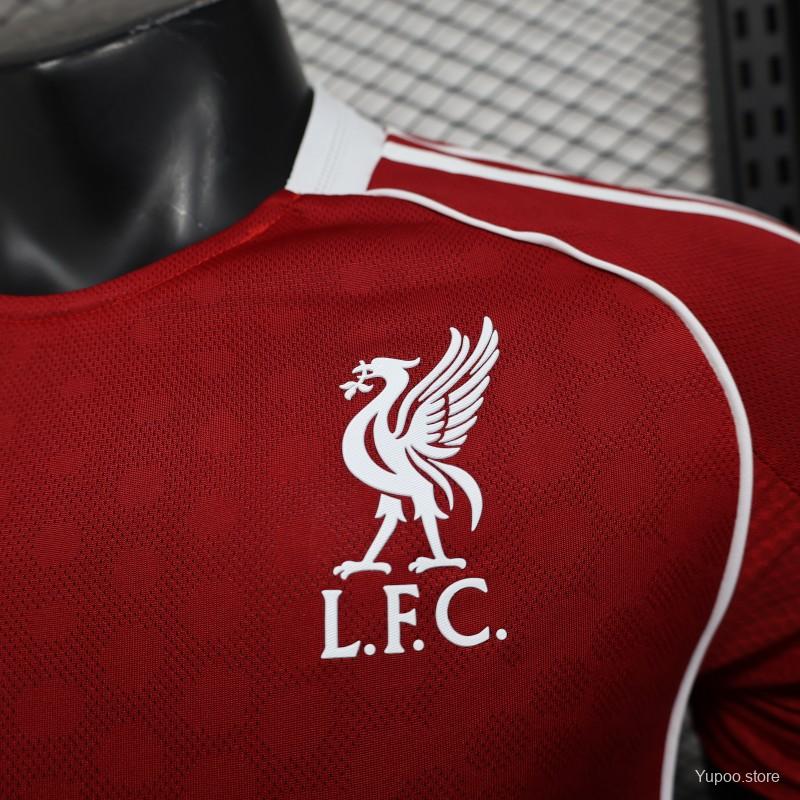 Version 25/26 LIverpool Home Long Sleeve Jersey