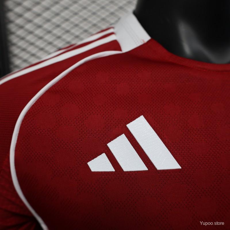 Version 25/26 LIverpool Home Long Sleeve Jersey