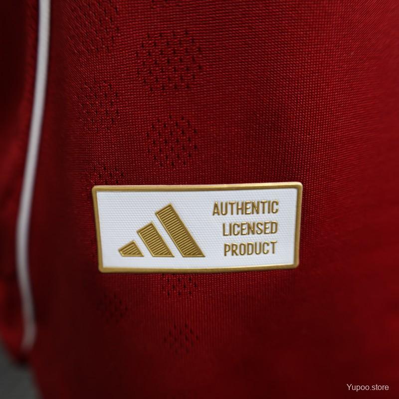 Version 25/26 LIverpool Home Long Sleeve Jersey