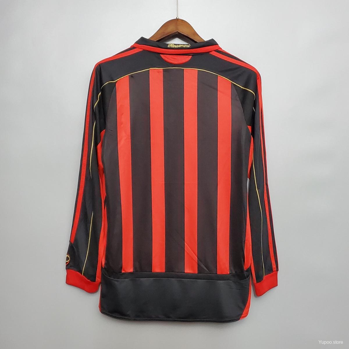 Retro 06/07 AC Milan Long sleeve Home