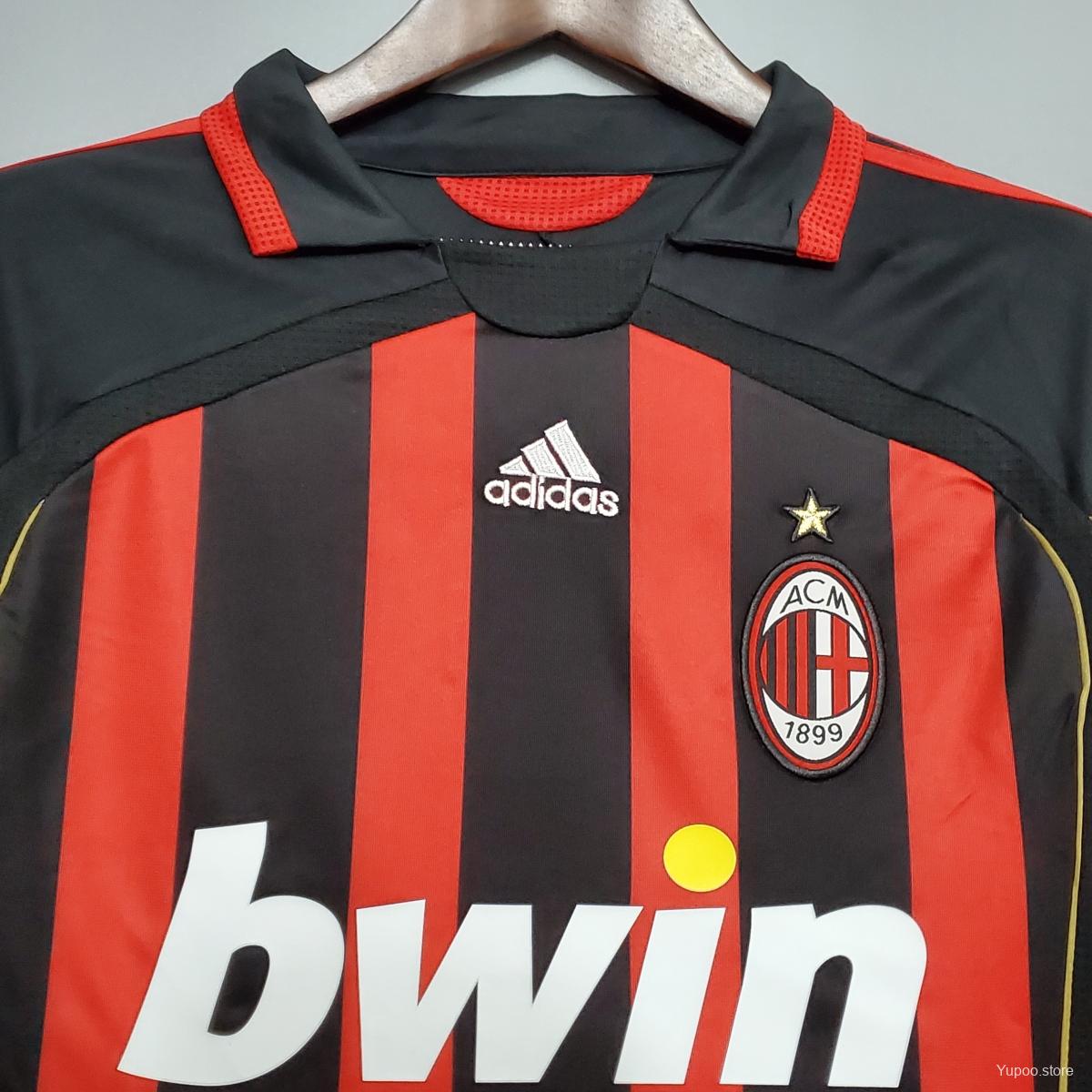 Retro 06/07 AC Milan Long sleeve Home
