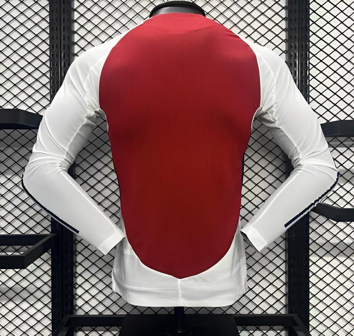 Version 24/25 Arsenal Home Long Sleeve Jersey