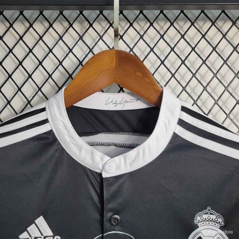 Retro 14/15 Real Madrid Third Dragon Black Soccer Jersey